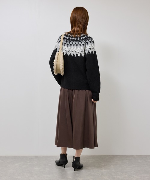 ROPE' PICNIC（ロペピクニック）の「イージースカーチョ/着丈が選べる（その他パンツ・レディース・チャコールグレー/ダークブラウン/ベージュ・M/TM）」の16枚目の写真