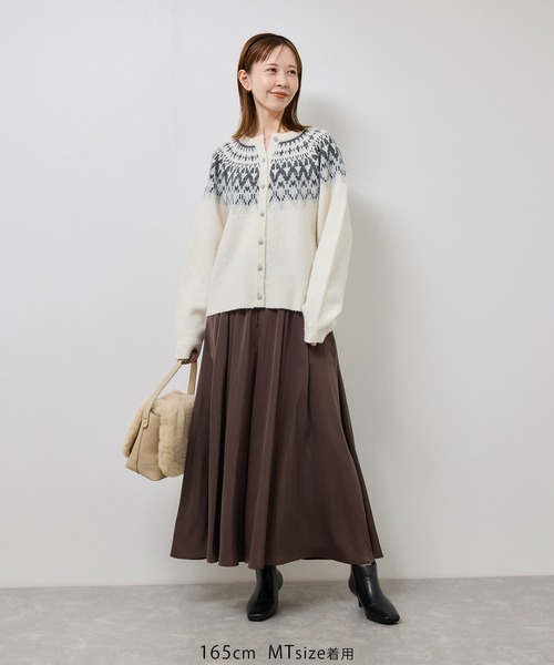 ROPE' PICNIC（ロペピクニック）の「イージースカーチョ/着丈が選べる（その他パンツ・レディース・チャコールグレー/ダークブラウン/ベージュ・M/TM）」の18枚目の写真