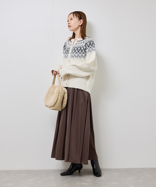 ROPE' PICNIC（ロペピクニック）の「イージースカーチョ/着丈が選べる（その他パンツ・レディース・チャコールグレー/ダークブラウン/ベージュ・M/TM）」の20枚目の写真