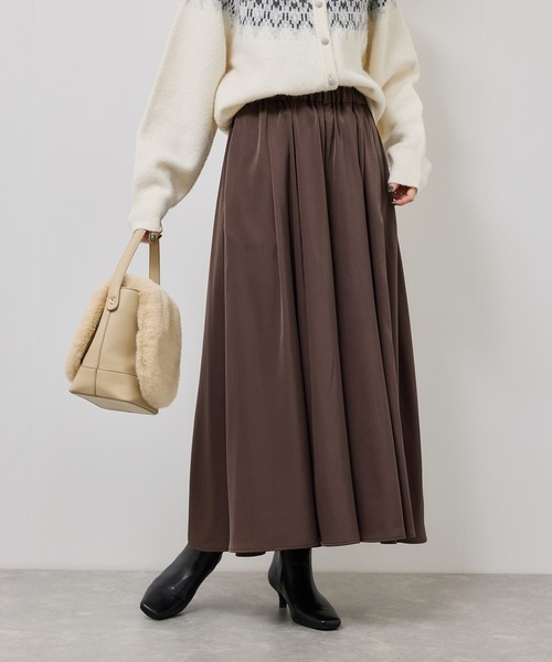 ROPE' PICNIC（ロペピクニック）の「イージースカーチョ/着丈が選べる（その他パンツ・レディース・チャコールグレー/ダークブラウン/ベージュ・M/TM）」の22枚目の写真