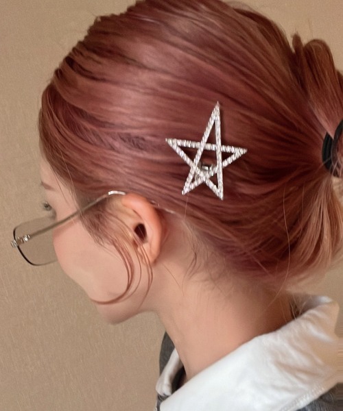 Feliz(フェリス)の「スターヘアピン(ヘアピン・レディース・シルバー・FREE)」の1枚目の写真