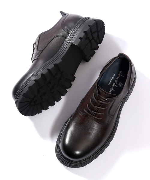 whoop-de-doo（フープディドゥ）の「バンピープレーンシューズ whoop-de-doo/フープディドゥ（その他シューズ・メンズ・ブラック/ダークブラウン・40/41/42/43/44）」の2枚目の写真