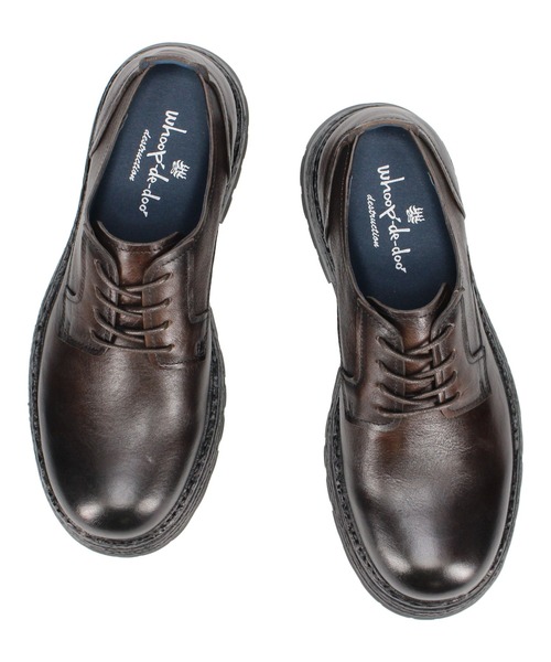 whoop-de-doo（フープディドゥ）の「バンピープレーンシューズ whoop-de-doo/フープディドゥ（その他シューズ・メンズ・ブラック/ダークブラウン・40/41/42/43/44）」の15枚目の写真