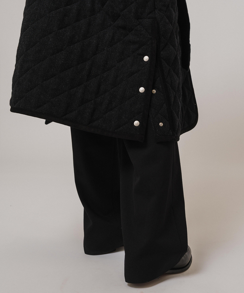 LAVENHAM(ラベンハム)の「LAVENHAM (ラベンハム) 別注 Belted Chantry (ウールメルトン)(その他アウター・メンズ・チャコールグレー・MEDIUM/SMALL)」の20枚目の写真