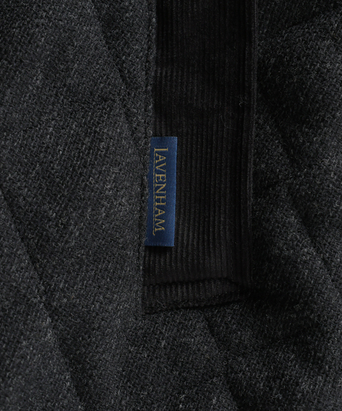 LAVENHAM(ラベンハム)の「LAVENHAM (ラベンハム) 別注 Belted Chantry (ウールメルトン)(その他アウター・メンズ・チャコールグレー・MEDIUM/SMALL)」の9枚目の写真