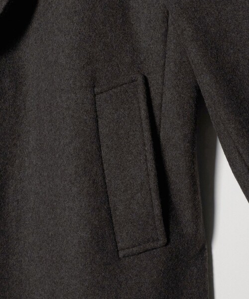 ATTISESSION(アティセッション)の「<ATTISESSION>ビーバー ロングコート(その他アウター・レディース・ブラック/ダークグレー・38/36)」の14枚目の写真