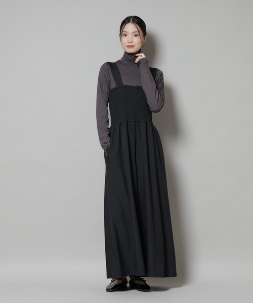 NANO universe（ナノユニバース）の「吸湿発熱タートルネックカットトップス（Tシャツ/カットソー・レディース・ホワイト/ブラック/グレー・FREE）」の20枚目の写真