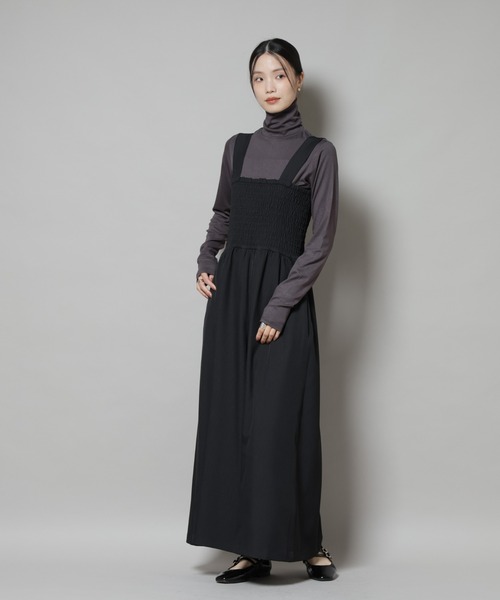 NANO universe（ナノユニバース）の「吸湿発熱タートルネックカットトップス（Tシャツ/カットソー・レディース・ホワイト/ブラック/グレー・FREE）」の15枚目の写真