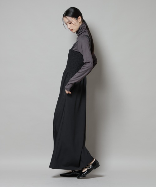 NANO universe（ナノユニバース）の「吸湿発熱タートルネックカットトップス（Tシャツ/カットソー・レディース・ホワイト/ブラック/グレー・FREE）」の19枚目の写真