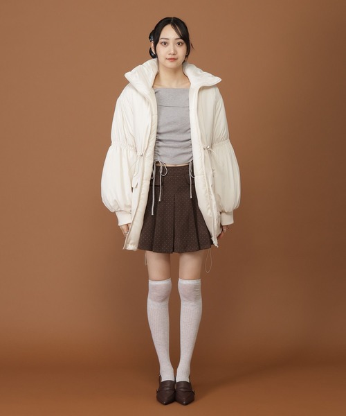 3.3 Field Trip (3.3フィールドトリップ)の「3.3 Field Trip/ギャザーモンスタージャケット(ダウンジャケット/コート・レディース・ブラック/アイボリー・FREE)」の17枚目の写真