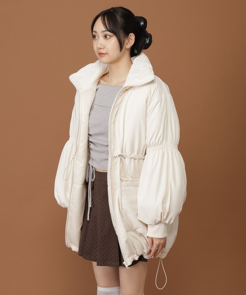 3.3 Field Trip (3.3フィールドトリップ)の「3.3 Field Trip/ギャザーモンスタージャケット(ダウンジャケット/コート・レディース・ブラック/アイボリー・FREE)」の20枚目の写真