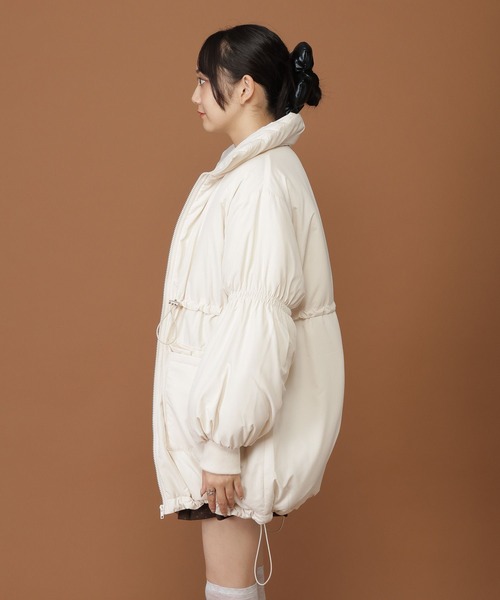 3.3 Field Trip (3.3フィールドトリップ)の「3.3 Field Trip/ギャザーモンスタージャケット(ダウンジャケット/コート・レディース・ブラック/アイボリー・FREE)」の22枚目の写真