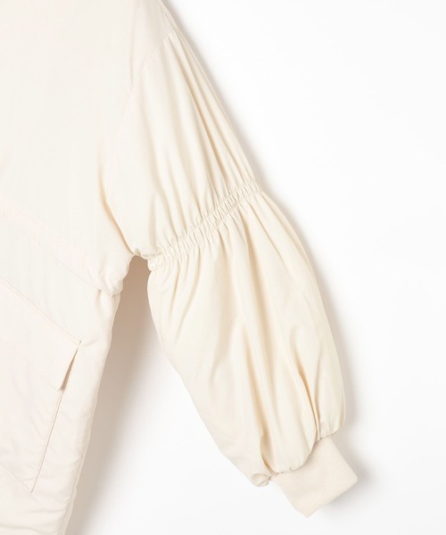 3.3 Field Trip (3.3フィールドトリップ)の「3.3 Field Trip/ギャザーモンスタージャケット(ダウンジャケット/コート・レディース・ブラック/アイボリー・FREE)」の8枚目の写真