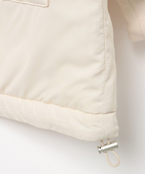 3.3 Field Trip (3.3フィールドトリップ)の「3.3 Field Trip/ギャザーモンスタージャケット(ダウンジャケット/コート・レディース・ブラック/アイボリー・FREE)」の9枚目の写真