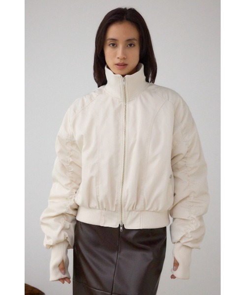 WEB限定】ロングリブサムホールショートMA-1（ブルゾン）｜AZUL BY