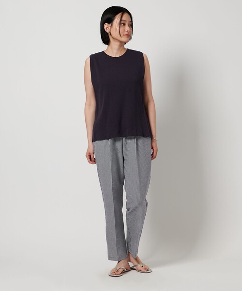 A DAY IN THE LIFE UNITED ARROWS(アデイインザライフユナイテッドアローズ)の「サッカー タック イージーパンツ <A DAY IN THE LIFE>(その他パンツ・レディース・その他2/ネイビー/その他1・S/M)」の8枚目の写真
