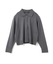 mizuiroind | mizuiro ind 襟付きジップカーディガン(カーディガン/ボレロ)