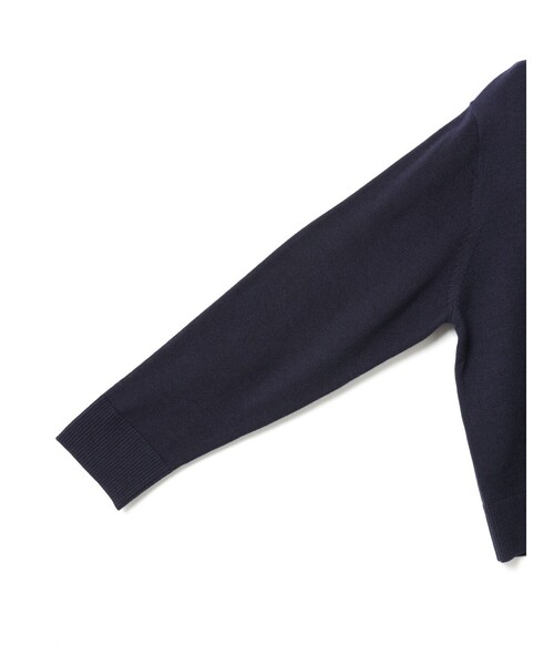 mizuiroind（ミズイロインド）の「mizuiro ind 襟付きジップカーディガン（カーディガン/ボレロ・レディース・チャコールグレー/ブラック/ネイビー・FREE）」の17枚目の写真