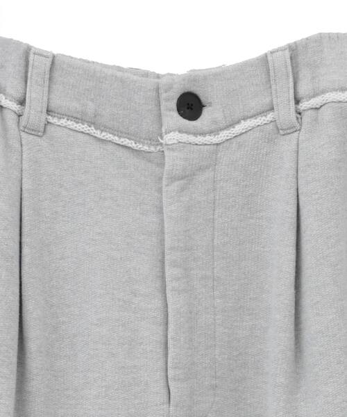 CURRENTAGE(カレンテージ)の「【CURRENTAGE/カレンテージ】Detachable sweat pants(スウェットパンツ・レディース・ボルドー/グレー・FREE)」の4枚目の写真