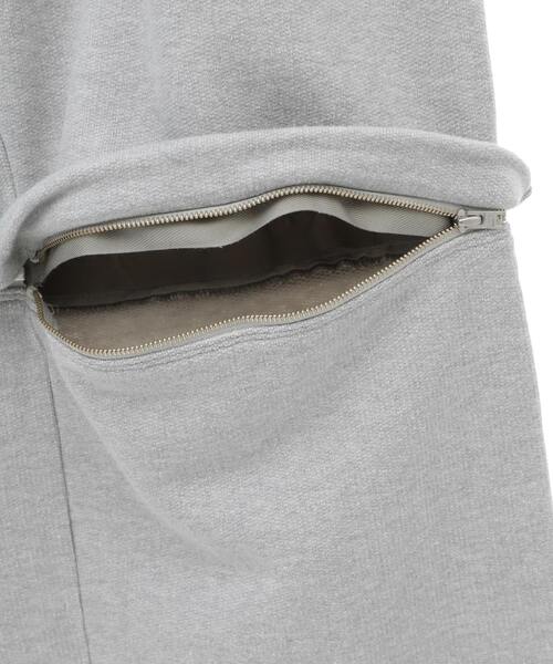 CURRENTAGE(カレンテージ)の「【CURRENTAGE/カレンテージ】Detachable sweat pants(スウェットパンツ・レディース・ボルドー/グレー・FREE)」の8枚目の写真