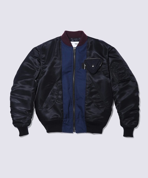 TOGA VIRILIS(トーガ ビリリース)の「【TOGA VIRILIS/トーガ】Nylon twill blouson(ブルゾン・メンズ・ブラウン/ブラック・L/XL)」の2枚目の写真