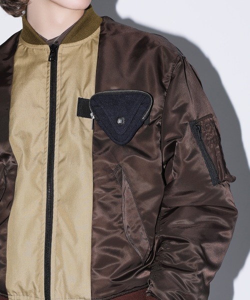 TOGA VIRILIS(トーガ ビリリース)の「【TOGA VIRILIS/トーガ】Nylon twill blouson(ブルゾン・メンズ・ブラウン/ブラック・L/XL)」の4枚目の写真