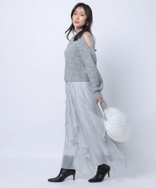 エアリーアシメフリルスカート（スカート）｜Apuweiser-riche