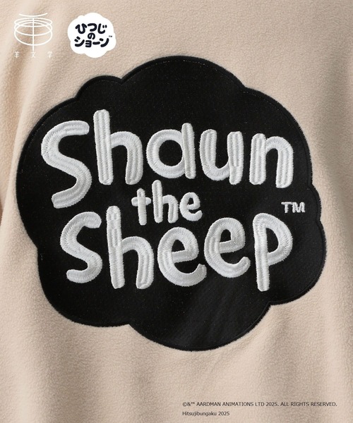 A part by（アパートバイ）の「【羊文学×ひつじのショーン】ヒツジコラボパーカー（パーカー・レディース・アイボリー/チャコールグレー・FREE）」の14枚目の写真