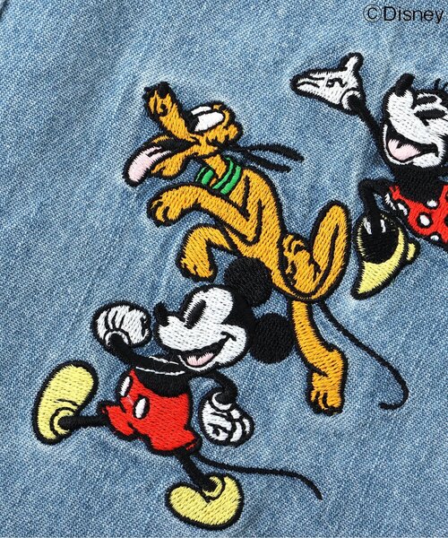 ディズニーキャラクター/デニムシャツ『ミッキーマウス』（シャツ