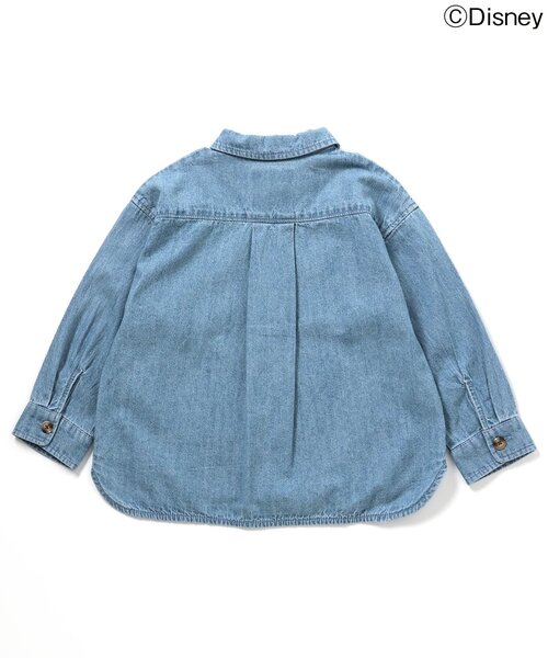 Disney（ディズニー）の「ディズニーキャラクター/デニムシャツ『ミッキーマウス』（シャツ/ブラウス・キッズ・インディゴブルー・90/100/110/120/130）」の12枚目の写真