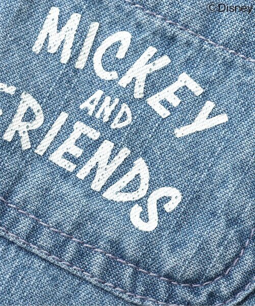 Disney（ディズニー）の「ディズニーキャラクター/デニムシャツ『ミッキーマウス』（シャツ/ブラウス・キッズ・インディゴブルー・90/100/110/120/130）」の19枚目の写真