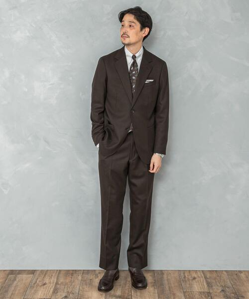 URBAN RESEARCH DOORS(アーバンリサーチドアーズ)の「LIFE STYLE TAILOR フラノパンツ(スーツパンツ・メンズ・ブラウン/グレー系その他・48/46/50/44)」の22枚目の写真