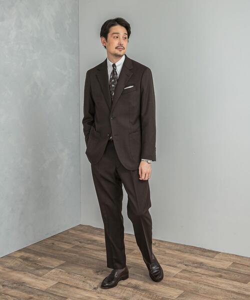 URBAN RESEARCH DOORS(アーバンリサーチドアーズ)の「LIFE STYLE TAILOR フラノパンツ(スーツパンツ・メンズ・ブラウン/グレー系その他・48/46/50/44)」の21枚目の写真