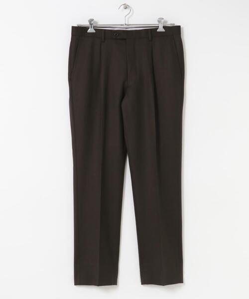 URBAN RESEARCH DOORS(アーバンリサーチドアーズ)の「LIFE STYLE TAILOR フラノパンツ(スーツパンツ・メンズ・ブラウン/グレー系その他・48/46/50/44)」の20枚目の写真