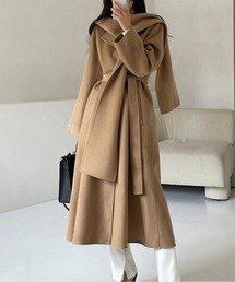 ☆アリーム　チュールトレンチコート　ベルト　ワンピース　アウター　ロング フェアリーコアロングトレンチコート「K1056」-RUIRUE BOUTIQUE