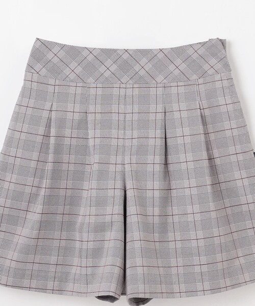 組曲(クミキョク)の「【150-170㎝】 グレンチェックキュロット(その他パンツ・キッズ・グレー系3・150/160/170)」の6枚目の写真
