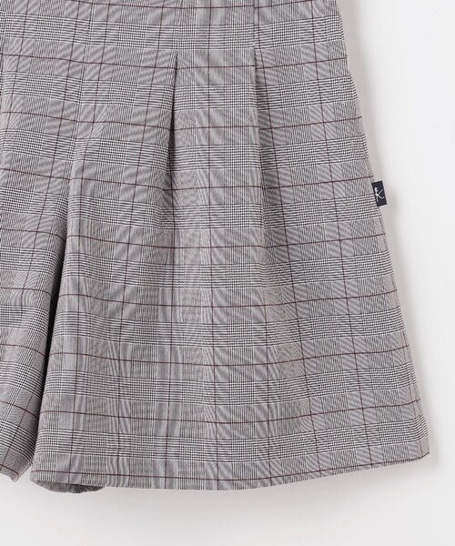 組曲(クミキョク)の「【150-170㎝】 グレンチェックキュロット(その他パンツ・キッズ・グレー系3・150/160/170)」の9枚目の写真