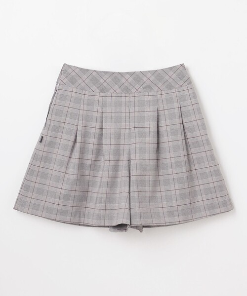 組曲(クミキョク)の「【150-170㎝】 グレンチェックキュロット(その他パンツ・キッズ・グレー系3・150/160/170)」の10枚目の写真