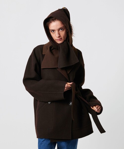 ＜ATTISESSION＞リバー ベルト コート　50,600円 UNITED ARROWS LTD. OUTLET｜<ATTISESSION>リバー ベルト コート