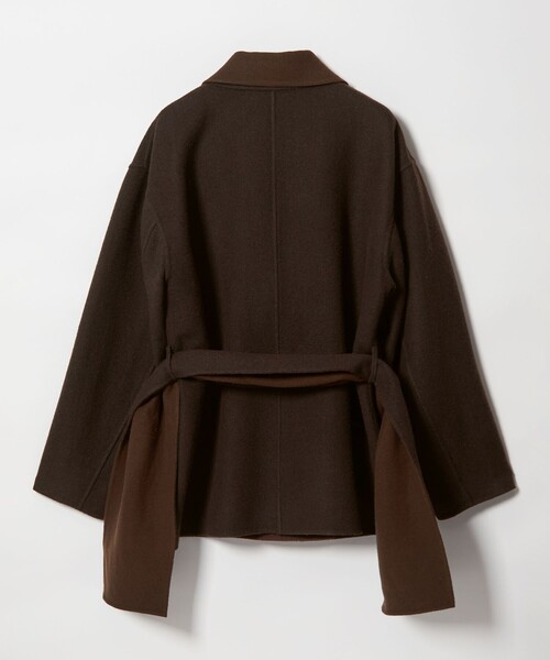 ATTISESSION＞リバーシブル ベルト コート（その他アウター