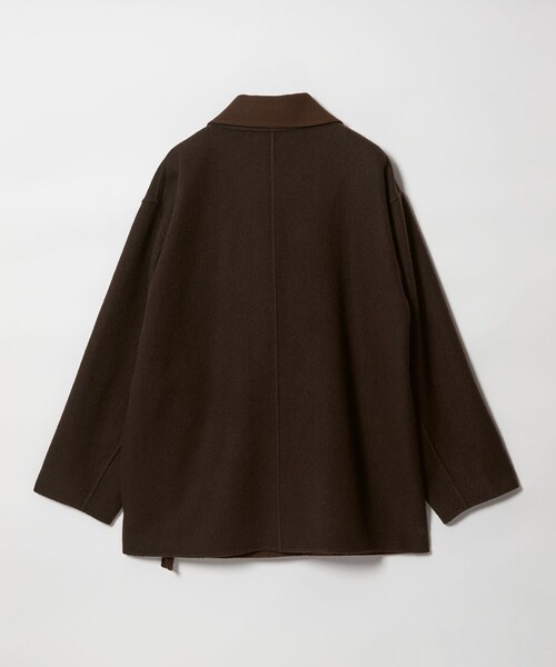 ATTISESSION＞リバーシブル ベルト コート（その他アウター