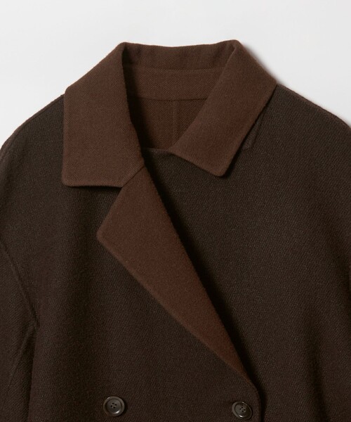 ATTISESSION＞リバーシブル ベルト コート（その他アウター