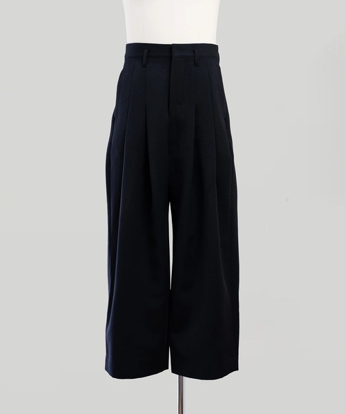 SHINYAKOZUKA(シンヤコヅカ)の「Dear BAGGY(ISSUE7)(スラックス・メンズ・ブラック/パープル・M/S)」の2枚目の写真