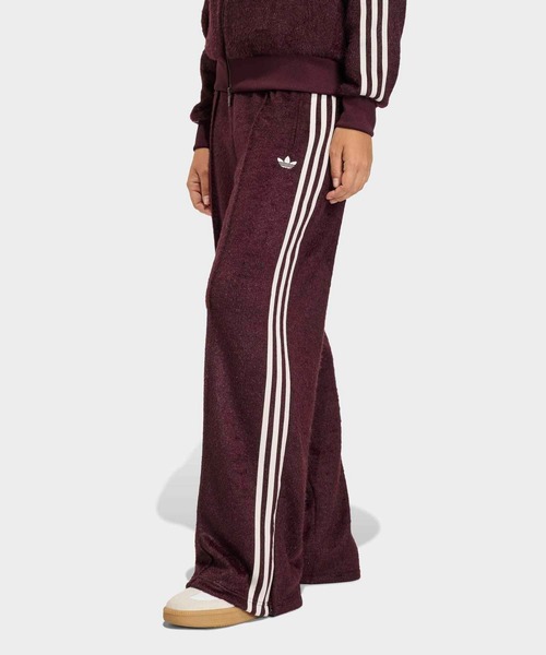 adidas(アディダス)の「アディダス オリジナルス モヘヤ ファイアバード ルーズ トラックパンツ / アディダスオリジナルス adidas Originals(スウェットパンツ・レディース・レッド/ピンク・X-SMALL/SMALL/X-LARGE/LARGE/XX-LARGE/MEDIUM)」の1枚目の写真