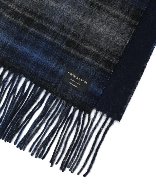 GLOBAL WORK（グローバルワーク）の「ファインタッチリバーシブルマフラー/593191（マフラー・メンズ・グレー/ブルー/ブラック/ブラウン/ネイビー・ONE SIZE）」の17枚目の写真