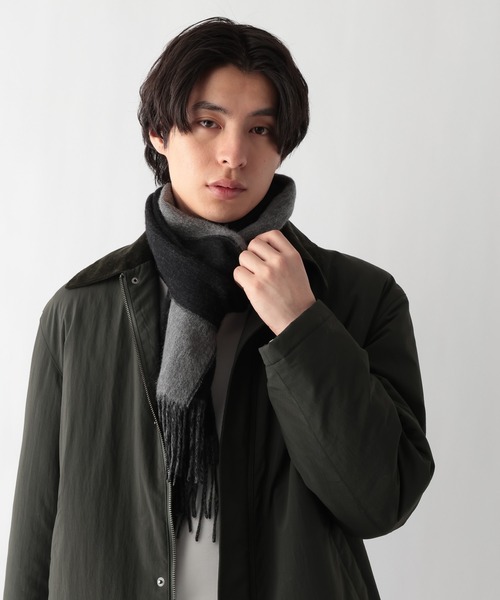 GLOBAL WORK（グローバルワーク）の「ファインタッチリバーシブルマフラー/593191（マフラー・メンズ・グレー/ブルー/ブラック/ブラウン/ネイビー・ONE SIZE）」の22枚目の写真