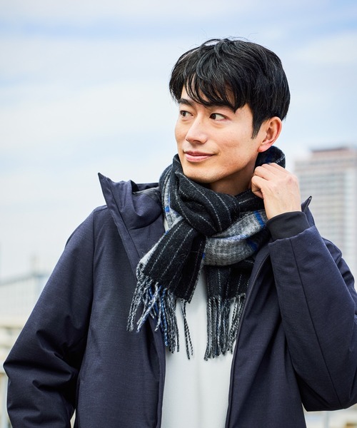 セール】ファインタッチリバーシブルマフラー/593191（マフラー