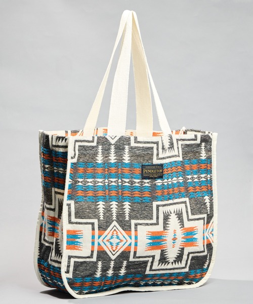PENDLETON（ペンドルトン）の「【 PENDLETON / ペンドルトン 】ジャガードトートバッグ（トートバッグ・レディース・チャコール/レッド・FREE）」の3枚目の写真