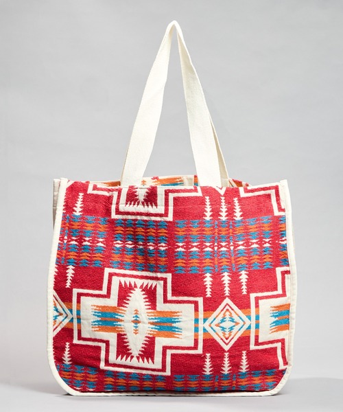 PENDLETON（ペンドルトン）の「【 PENDLETON / ペンドルトン 】ジャガードトートバッグ（トートバッグ・レディース・チャコール/レッド・FREE）」の6枚目の写真