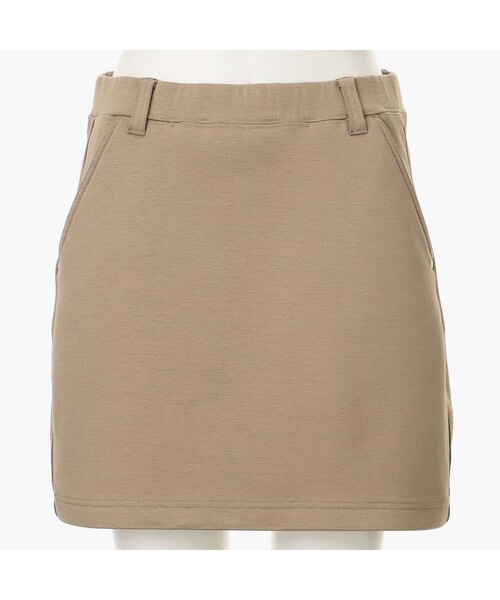 BRIEFING(ブリーフィング)の「【BRIEFING GOLF/ブリーフィングゴルフ】WS WARM LOGO LINE SKIRT(スカート・レディース・ベージュ/ブラック・M/S)」の2枚目の写真